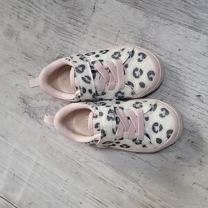Leopard sparkle toddler sneakers